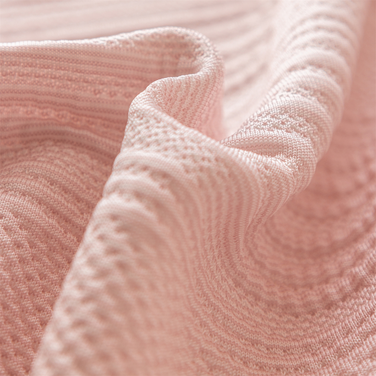 91家纺网 家纺一手货源 找家纺 赛丽雅 2026春夏新款480克A类PE聚乙烯提花冰豆豆凉感床裙款凉席三件套席子空调软席 小蛮腰-粉