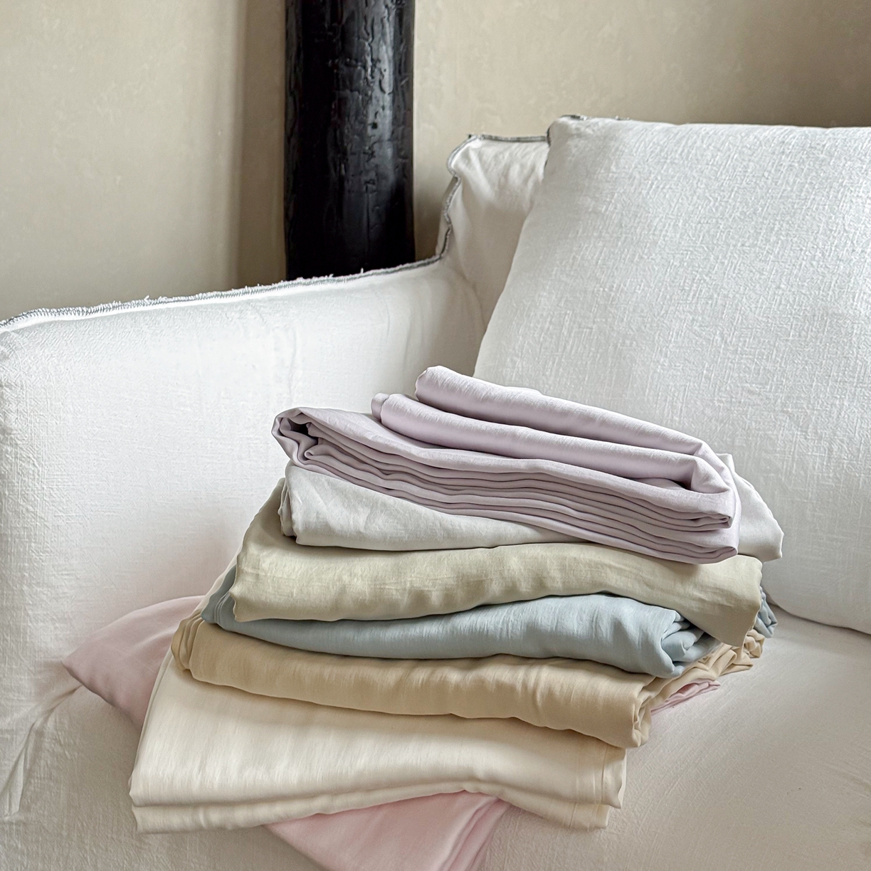 91家纺网 家纺一手货源 找家纺 （总）时光里 2026新款60支水洗天丝单床单 床单单件床单单品