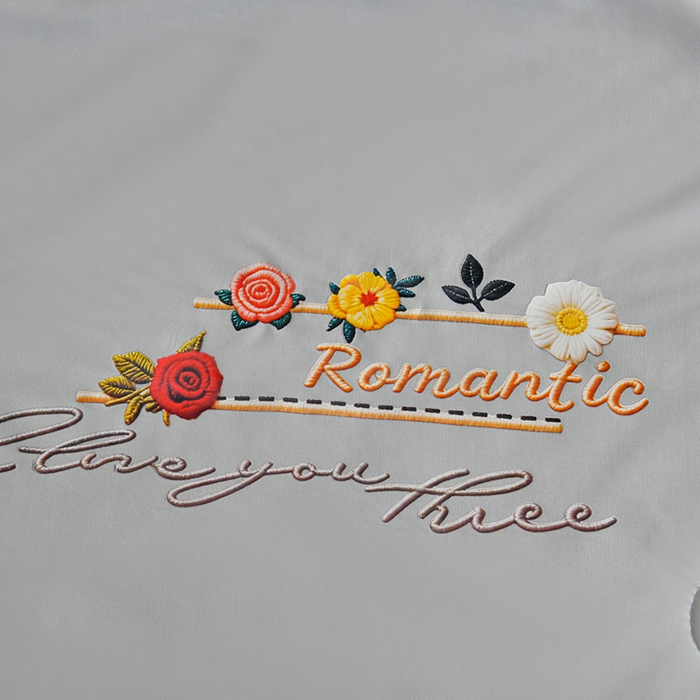 91家纺网 家纺一手货源 找家纺 畅畅家纺 2026新款锦氨夏被PE凉感豆豆凉席绣花三明治复合床裙三件套四件套 格韵-灰-床裙款