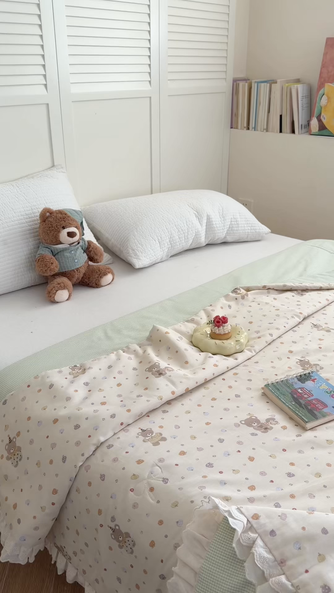 91家纺网 家纺一手货源 找家纺 暖生活 2026春夏新款全棉花边款夏被夏凉被空调被-卡通版 南瓜小熊