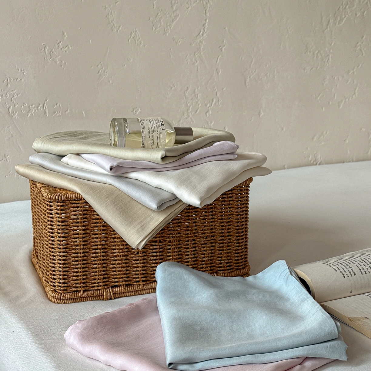 91家纺网 家纺一手货源 找家纺 （总）时光里 2026新款60支水洗天丝单枕套 枕套单件枕套单品