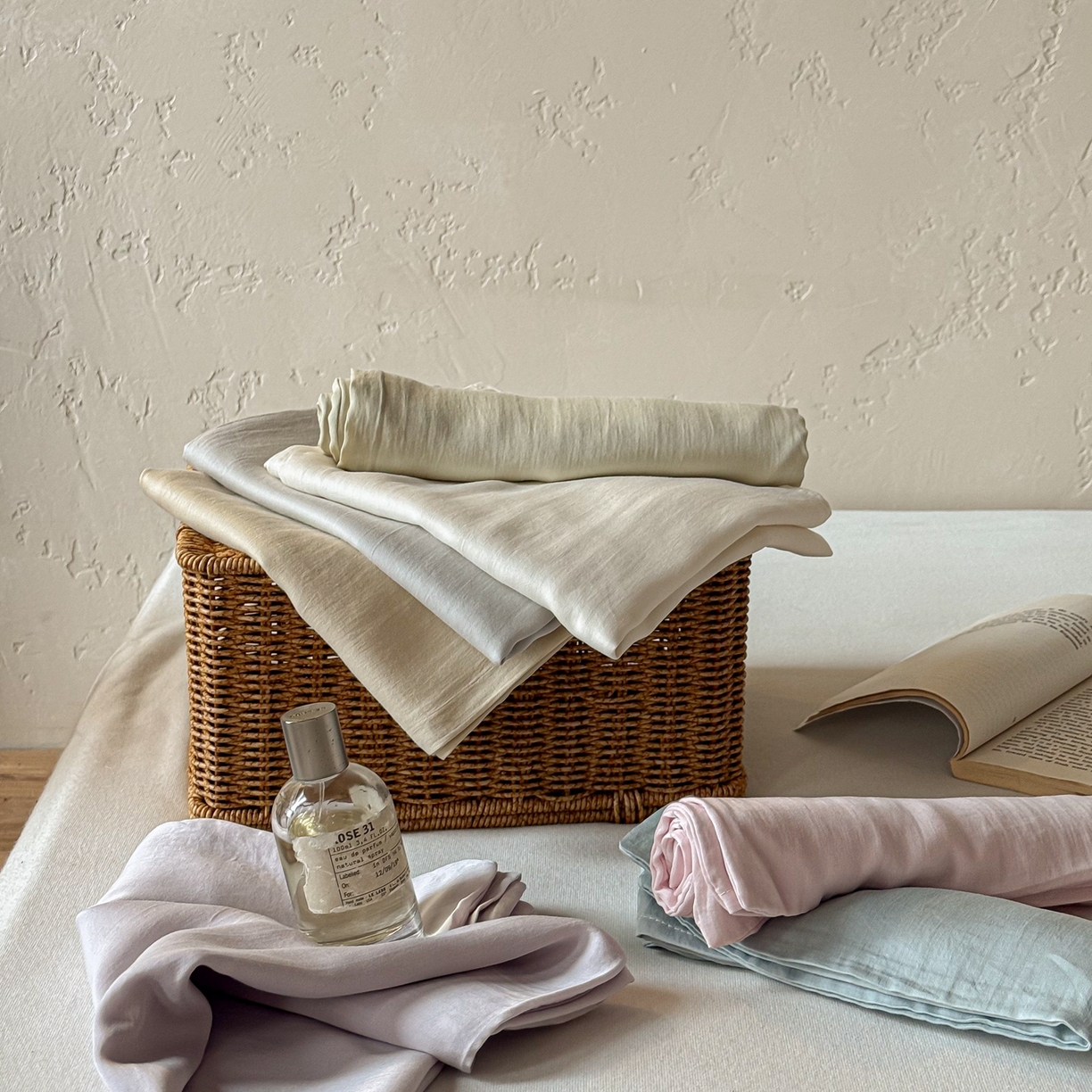 91家纺网 家纺一手货源 找家纺 （总）时光里 2026新款60支水洗天丝单枕套 枕套单件枕套单品