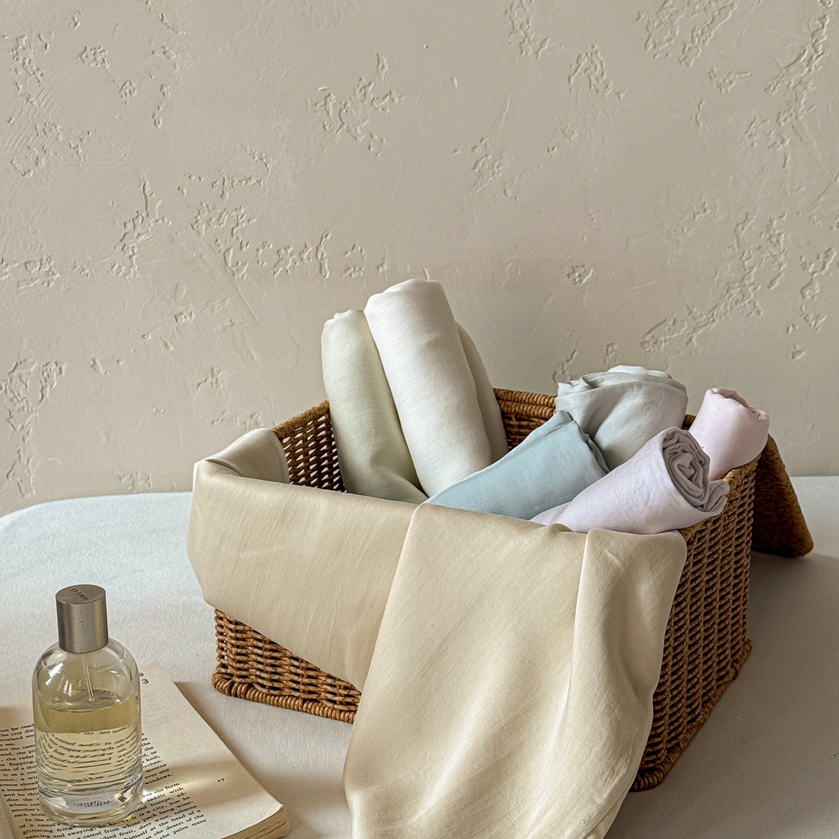 91家纺网 家纺一手货源 找家纺 （总）时光里 2026新款60支水洗天丝单枕套 枕套单件枕套单品