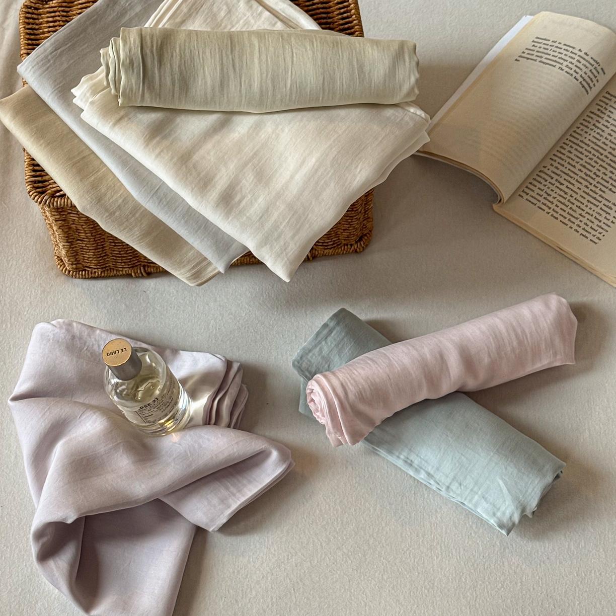 91家纺网 家纺一手货源 找家纺 （总）时光里 2026新款60支水洗天丝单枕套 枕套单件枕套单品