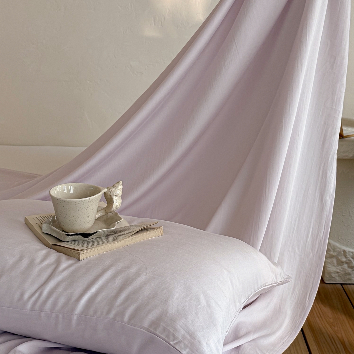 91家纺网 家纺一手货源 找家纺 （总）时光里 2026新款60支水洗天丝单枕套 枕套单件枕套单品