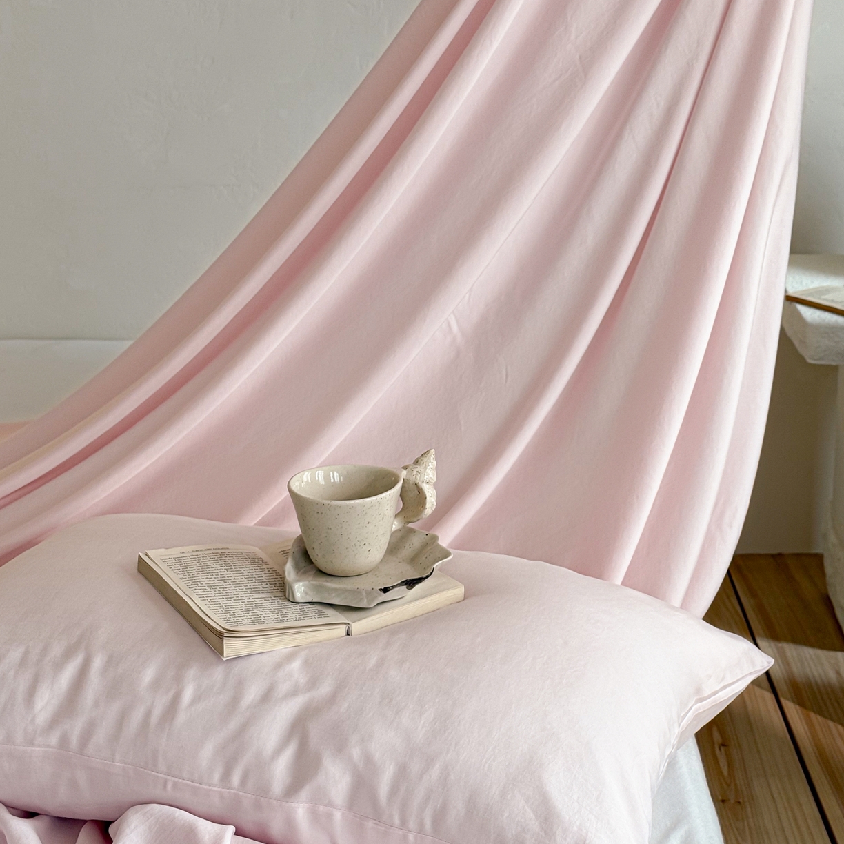 91家纺网 家纺一手货源 找家纺 （总）时光里 2026新款60支水洗天丝单枕套 枕套单件枕套单品