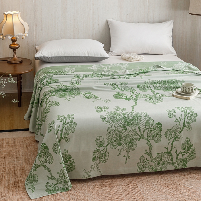 91家纺网 家纺一手货源 找家纺 （总）悦然毛巾被 2026新款竹纤维冷感毯盖毯再生素纤维休闲夏被毛巾被夏凉被空调被