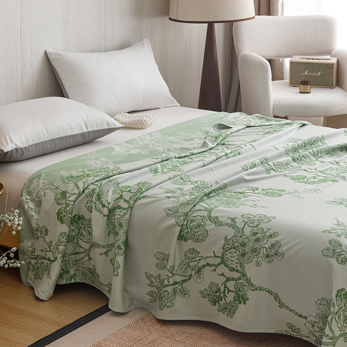 91家纺网 家纺一手货源 找家纺 （总）悦然毛巾被 2026新款竹纤维冷感毯盖毯再生素纤维休闲夏被毛巾被夏凉被空调被