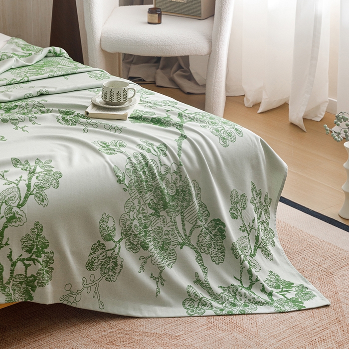 91家纺网 家纺一手货源 找家纺 （总）悦然毛巾被 2026新款竹纤维冷感毯盖毯再生素纤维休闲夏被毛巾被夏凉被空调被