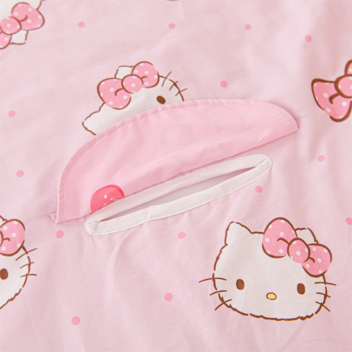 91家纺网 家纺一手货源 找家纺 名兮家居 2026新款经典奥特曼三丽鸥A类全棉纯棉儿童睡袋护肚防踢被 防踢被-呆萌kt