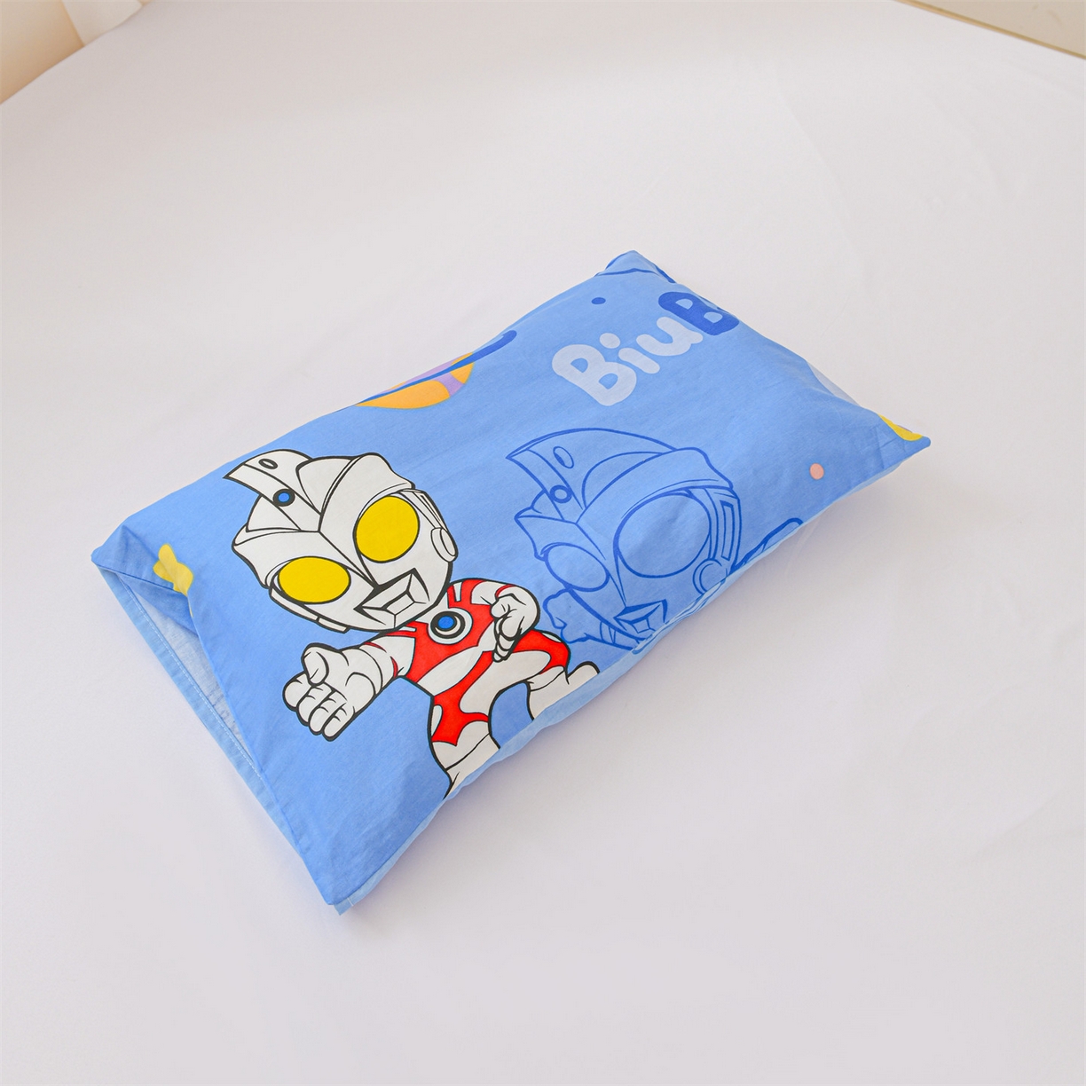 91家纺网 家纺一手货源 找家纺 名兮家居 2026新款经典奥特曼三丽鸥A类全棉纯棉儿童睡袋护肚防踢被 防踢被-光线王子