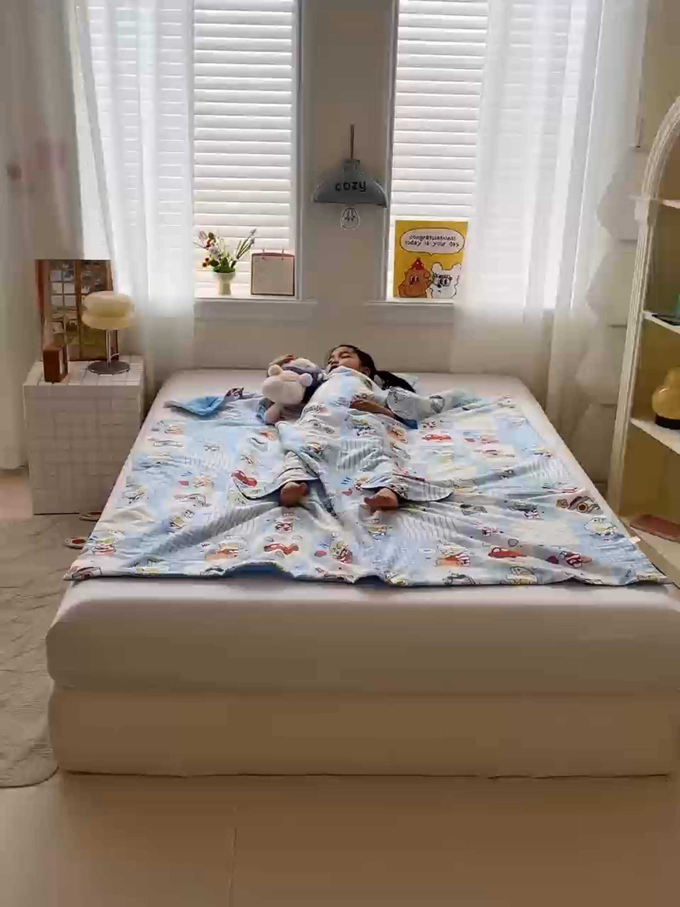 91家纺网 家纺一手货源 找家纺 名兮家居 2026新款经典奥特曼三丽鸥A类全棉纯棉儿童睡袋护肚防踢被 防踢被-小小艾斯