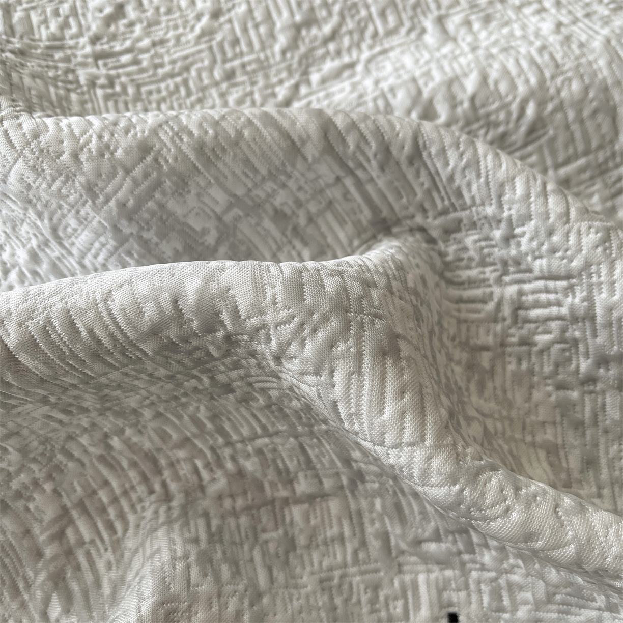 91家纺网 家纺一手货源 找家纺 慕木家纺 2026新款巴洛克刺绣系列冰豆豆凉席和床笠凉席席子空调软席 巴洛克-灰 床席款