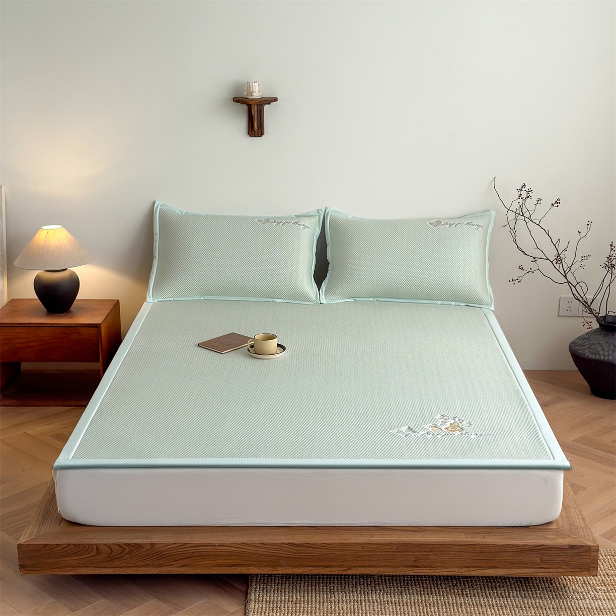 91家纺网 家纺一手货源 找家纺 （总）女子家纺 2026新款5A抗菌PE提花凉感席