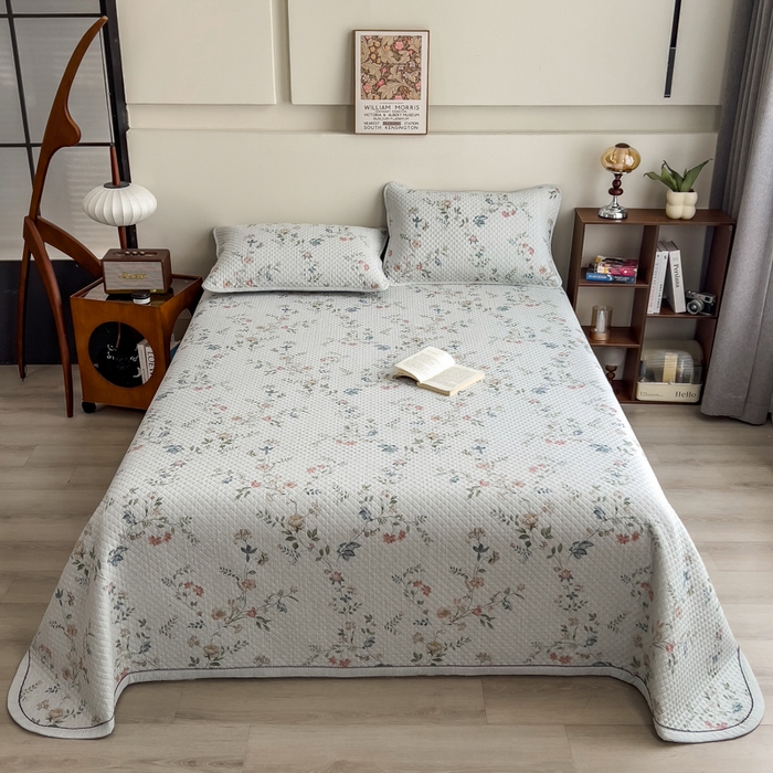 91家纺网 家纺一手货源 找家纺 （总）慕木家纺 2026春夏新款色织麻四季款单床盖 床盖单件