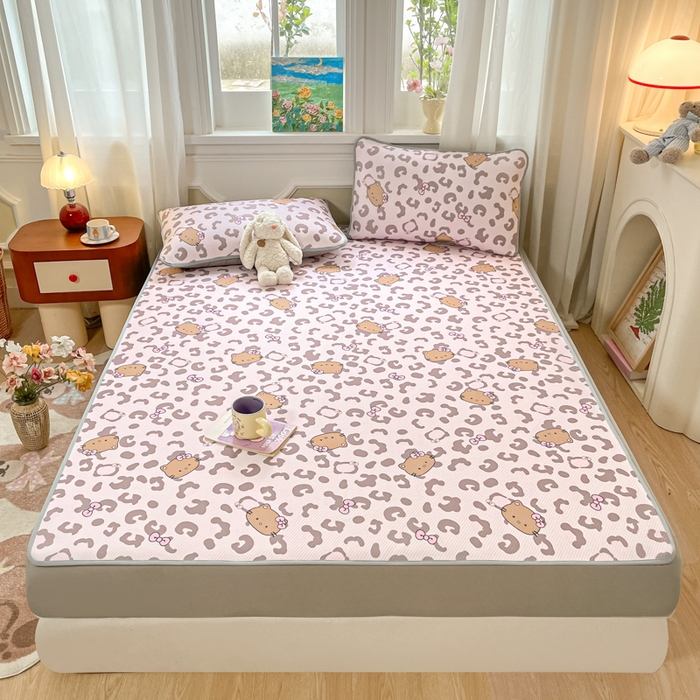 91家纺网 家纺一手货源 找家纺 （总）女子家纺 2026新款斜纹凉感豆豆床笠款