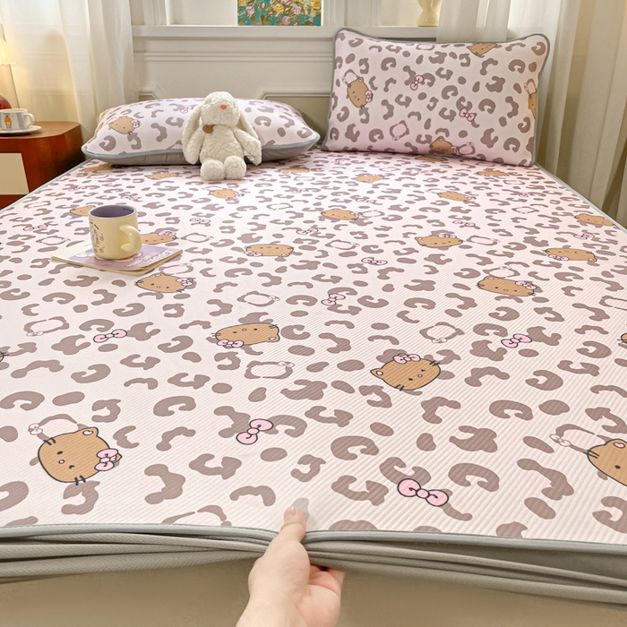 91家纺网 家纺一手货源 找家纺 （总）女子家纺 2026新款斜纹凉感豆豆床笠款