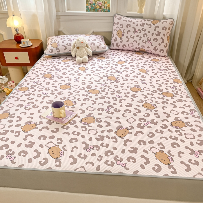 91家纺网 家纺一手货源 找家纺 （总）女子家纺 2026新款斜纹凉感豆豆床笠款