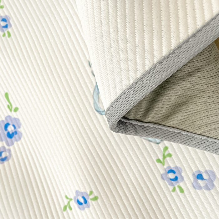 91家纺网 家纺一手货源 找家纺 女子家纺 2026新款斜纹凉感豆豆床笠款 床笠-花筐奶兔