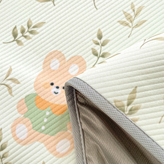 91家纺网 家纺一手货源 找家纺 女子家纺 2026新款斜纹凉感豆豆床笠款 床笠-青叶萌物