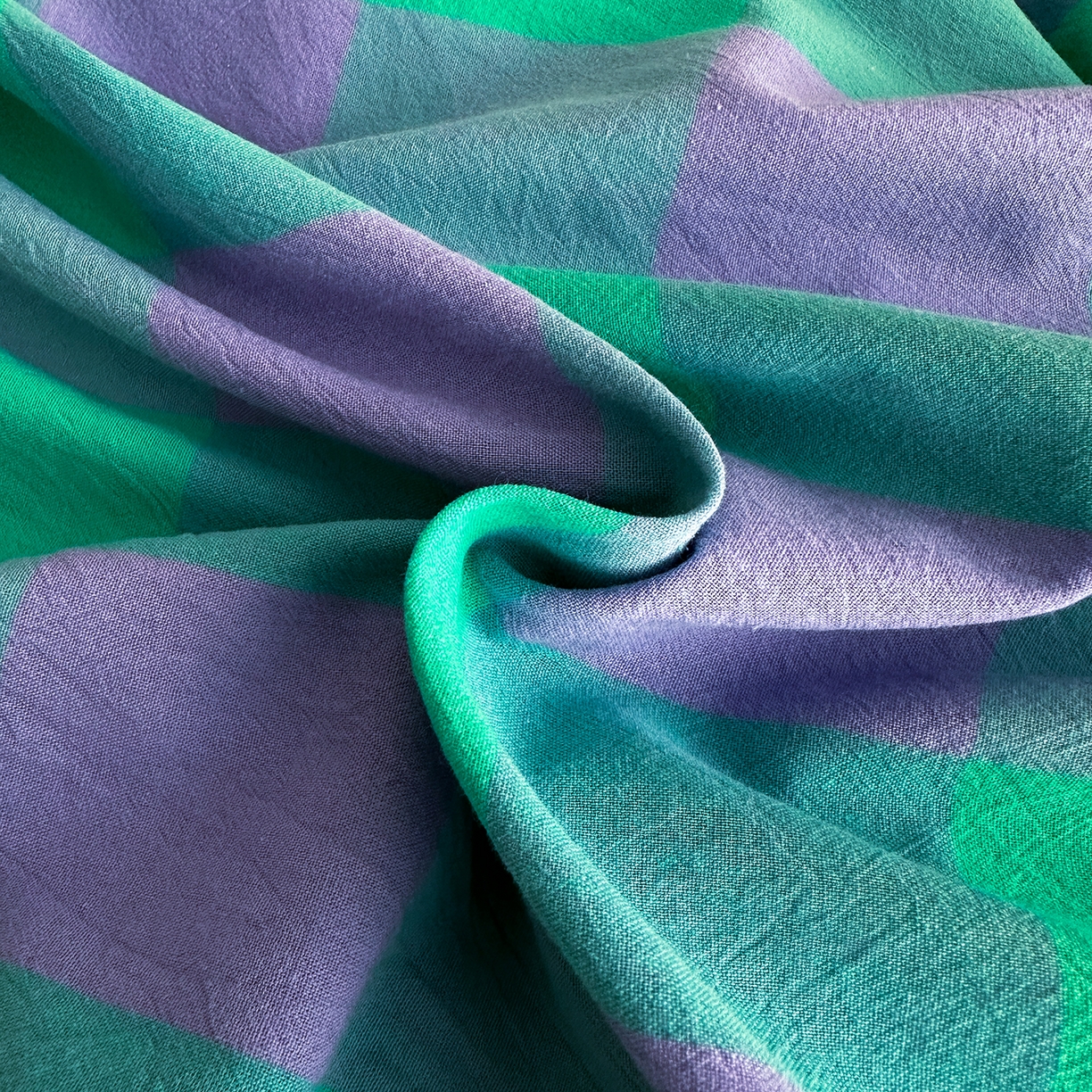 91家纺网 家纺一手货源 找家纺 女子家纺 2026新款全棉色织水洗棉简约四件套 优雅兰