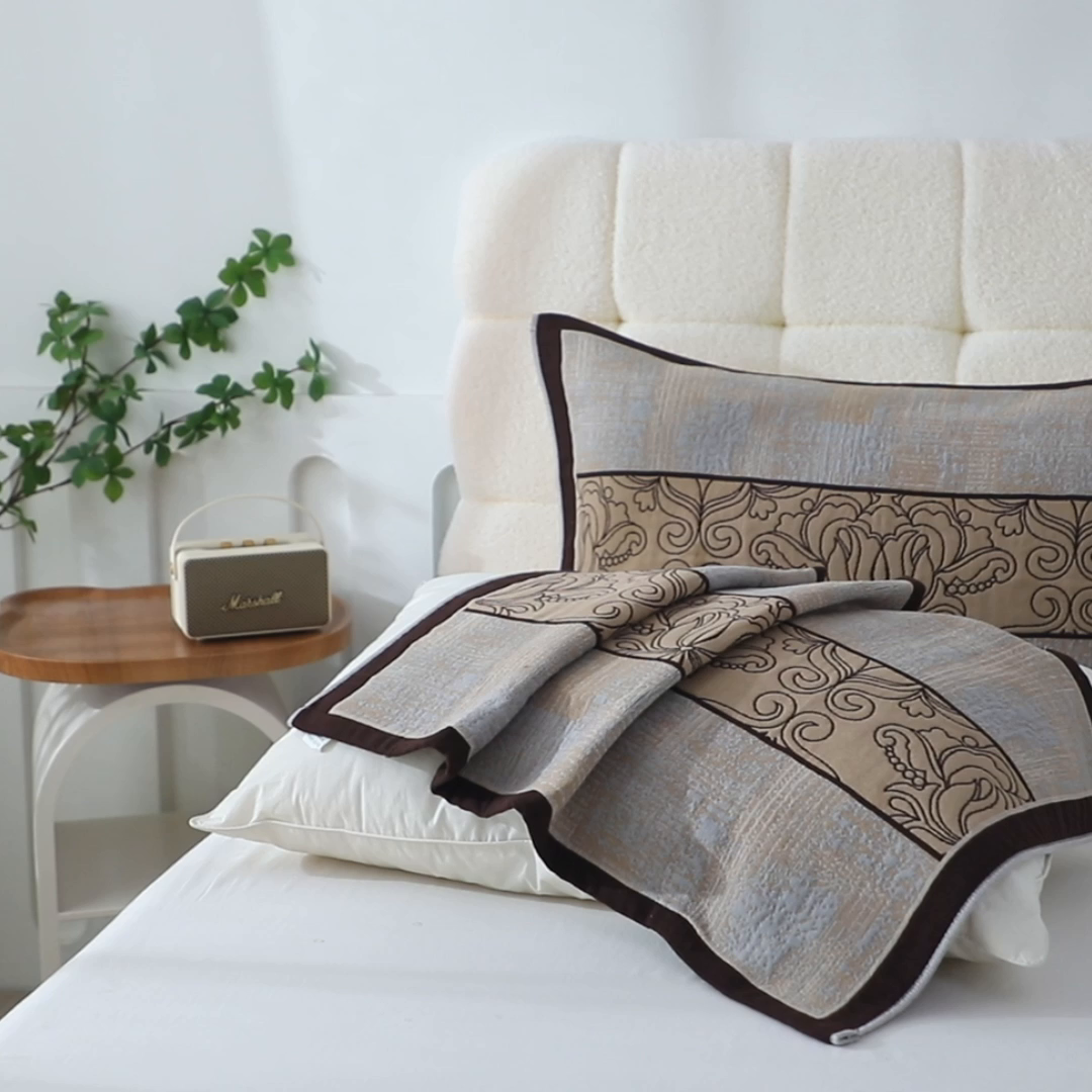 91家纺网 家纺一手货源 找家纺 （总）娇兰毛巾 2026新款安心棉长效抗菌全棉a类加厚加双绑带防滑枕巾