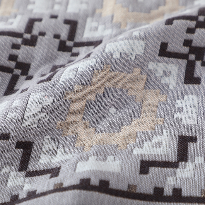 91家纺网 家纺一手货源 找家纺 娇兰毛巾 2026新款安心棉长效抗菌全棉a类加厚加双绑带防滑枕巾 水墨菱歌