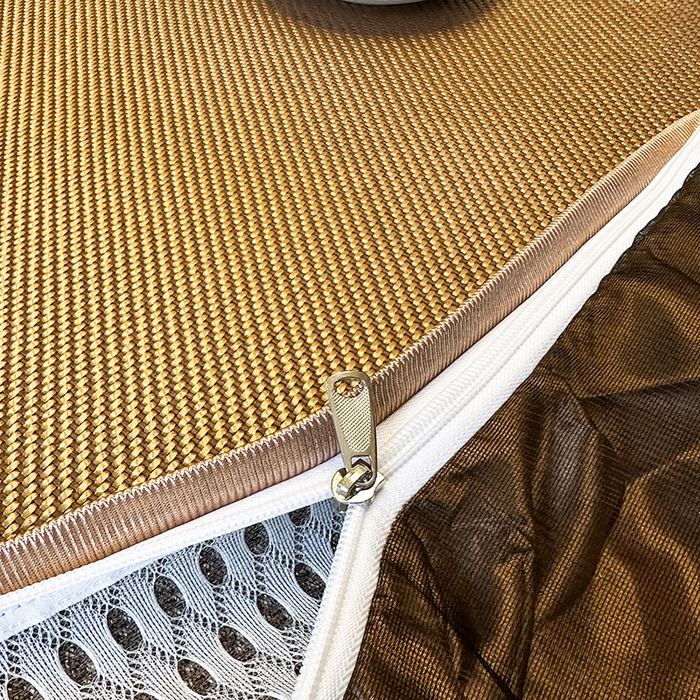 91家纺网 家纺一手货源 找家纺 （总）网红馆（ck家纺） 2026新款可脱卸床裙款冰藤席凉席席子-雅韵