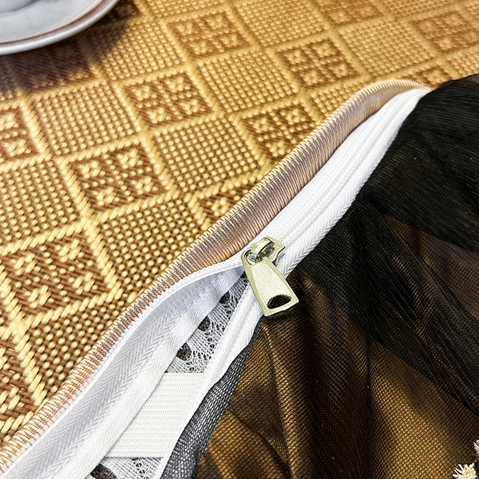 91家纺网 家纺一手货源 找家纺 网红馆（ck家纺） 2026新款可脱卸床裙款冰藤席凉席席子-雅韵 雅韵-金小格