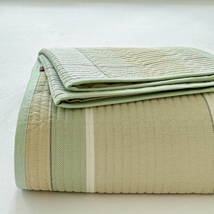 91家纺网 家纺一手货源 找家纺 （总）文黛家居 2026新款全棉夹棉印花床盖三件套