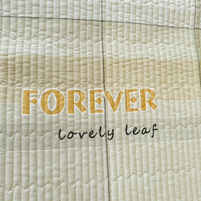 91家纺网 家纺一手货源 找家纺 文黛家居 2026新款全棉夹棉印花床盖三件套 素格