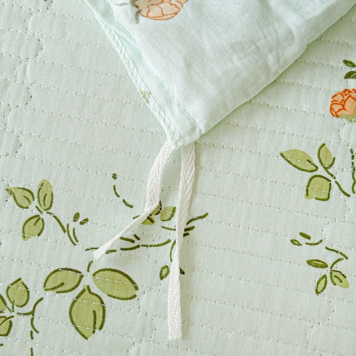 91家纺网 家纺一手货源 找家纺 （总）文黛家居 2026新款全棉夹棉印花床盖四件套【支持定做】