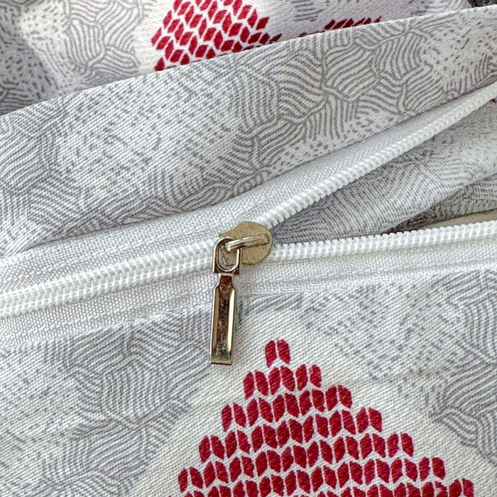 91家纺网 家纺一手货源 找家纺 文黛家居 2026新款全棉夹棉印花床盖四件套【支持定做】 爱心日记