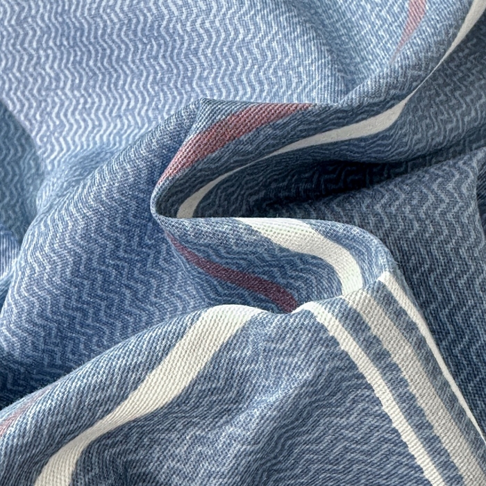 91家纺网 家纺一手货源 找家纺 文黛家居 2026新款全棉夹棉印花床盖四件套【支持定做】 格韵