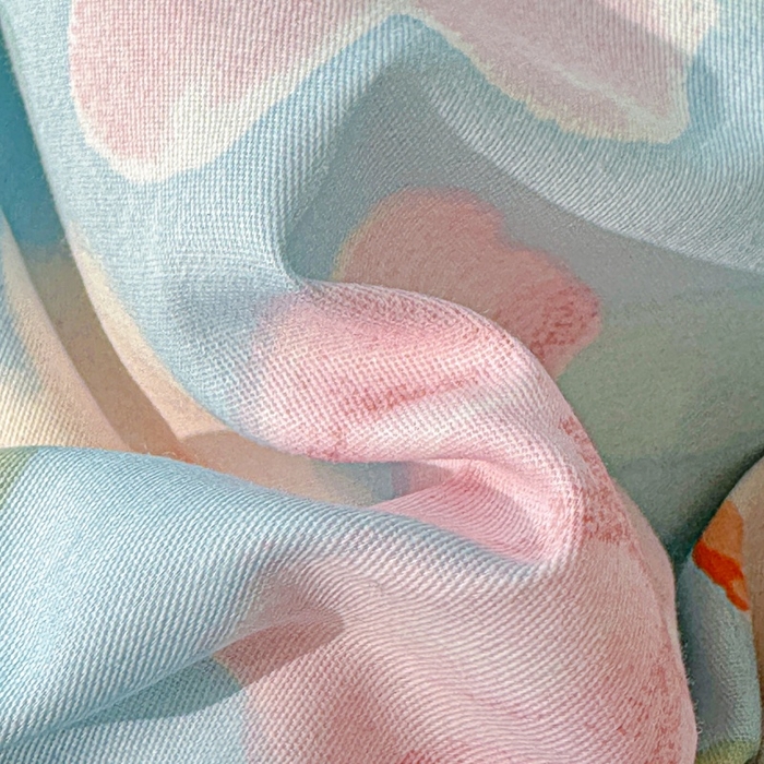 91家纺网 家纺一手货源 找家纺 文黛家居 2026新款全棉夹棉印花床盖四件套【支持定做】 花香四溢