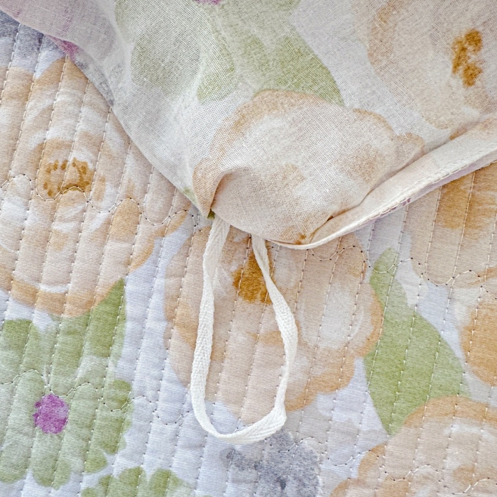 91家纺网 家纺一手货源 找家纺 文黛家居 2026新款全棉夹棉印花床盖四件套【支持定做】 佳人有约