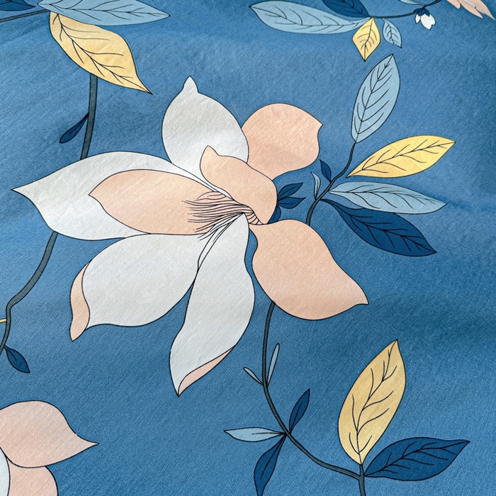 91家纺网 家纺一手货源 找家纺 文黛家居 2026新款全棉夹棉印花床盖四件套【支持定做】 流莹