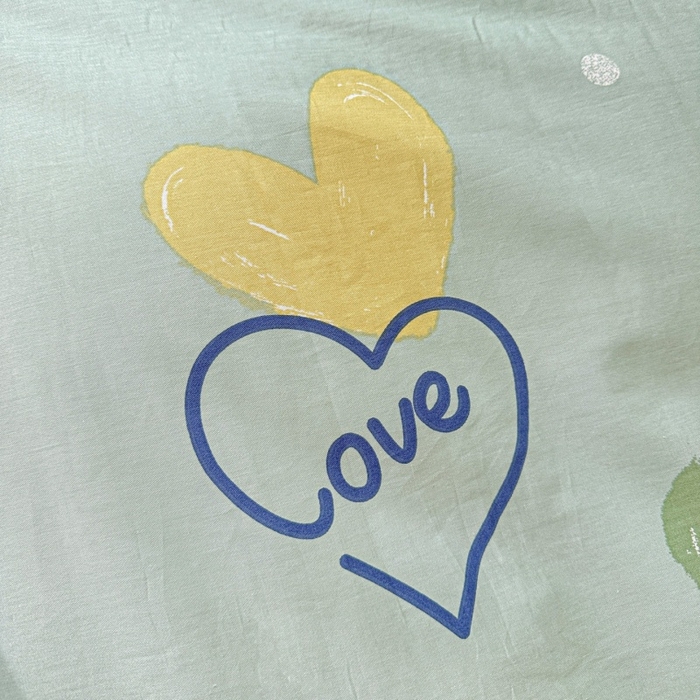 91家纺网 家纺一手货源 找家纺 文黛家居 2026新款全棉夹棉印花床盖四件套【支持定做】 心愿恋曲