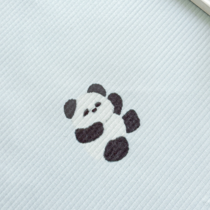 91家纺网 家纺一手货源 找家纺 优品惠 2026春夏新款冰豆豆印花凉席三件套 熊猫