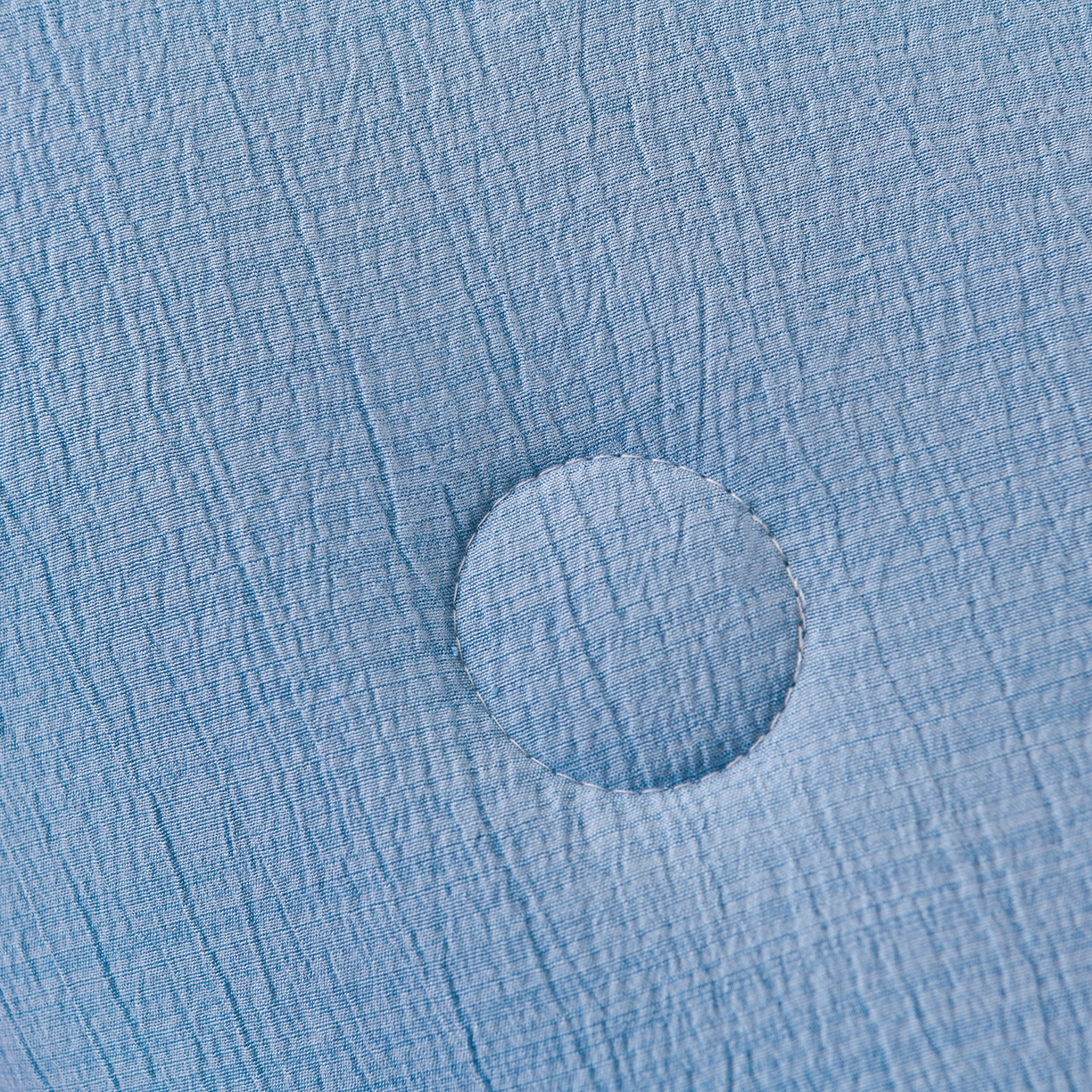 91家纺网 家纺一手货源 找家纺 赫本家纺 2026新款泡泡纱纯色烫钻夏凉被空调被夏被 雾蓝