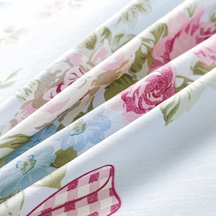 91家纺网 家纺一手货源 找家纺 （总）美织缘家纺 2026直播爆款一字绣吊边床单款纯棉全棉四件套印花百分百（喷气高品质）