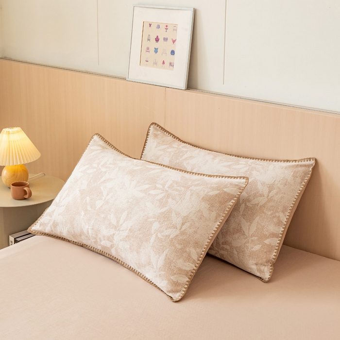 91家纺网 家纺一手货源 找家纺 鸣升家纺 2026春夏新款全棉双层纱大提花夏被夏凉被空调被 香奈花园-咖