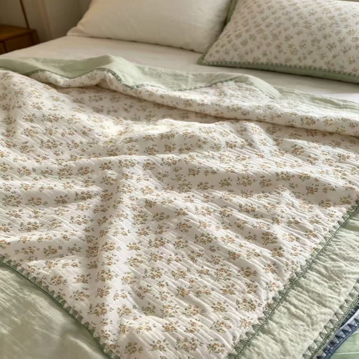 91家纺网 家纺一手货源 找家纺 （总）禧多家纺 2026新款泡芙棉三角针夏被