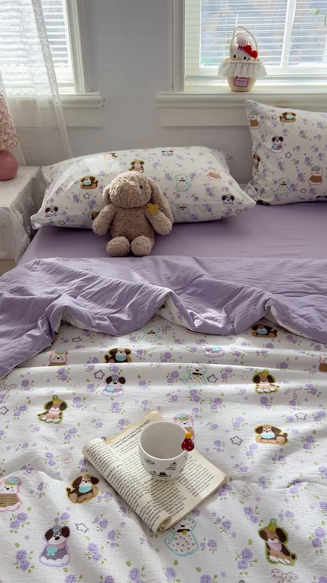 91家纺网 家纺一手货源 找家纺 花伞家居 2026新款皱皱双层纱夏被夏凉被空调被四件套 夏被-芋泥啵啵