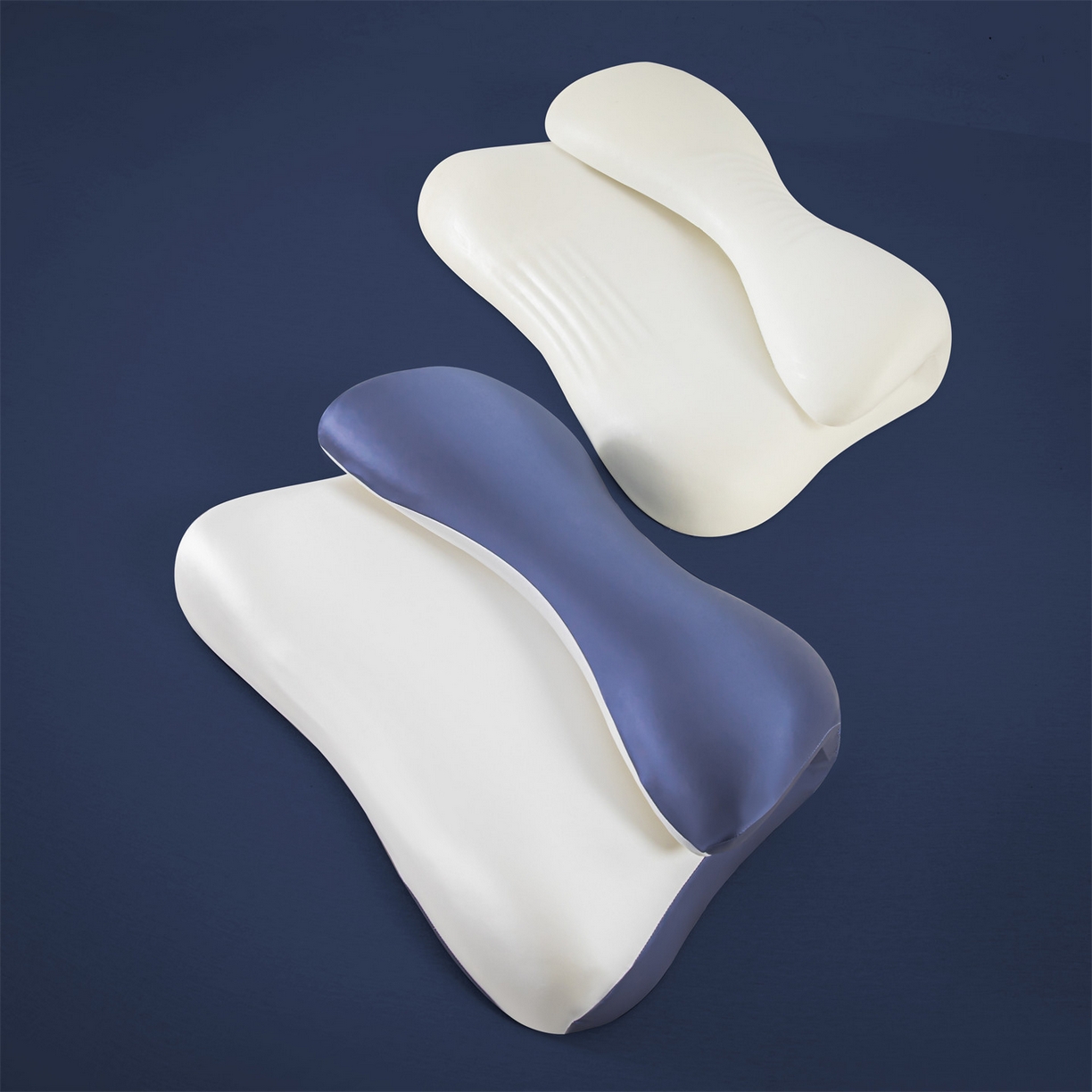 91家纺网 家纺一手货源 找家纺 麦肯锡 2026新款慢回弹云翼枕记忆枕枕头 蓝色