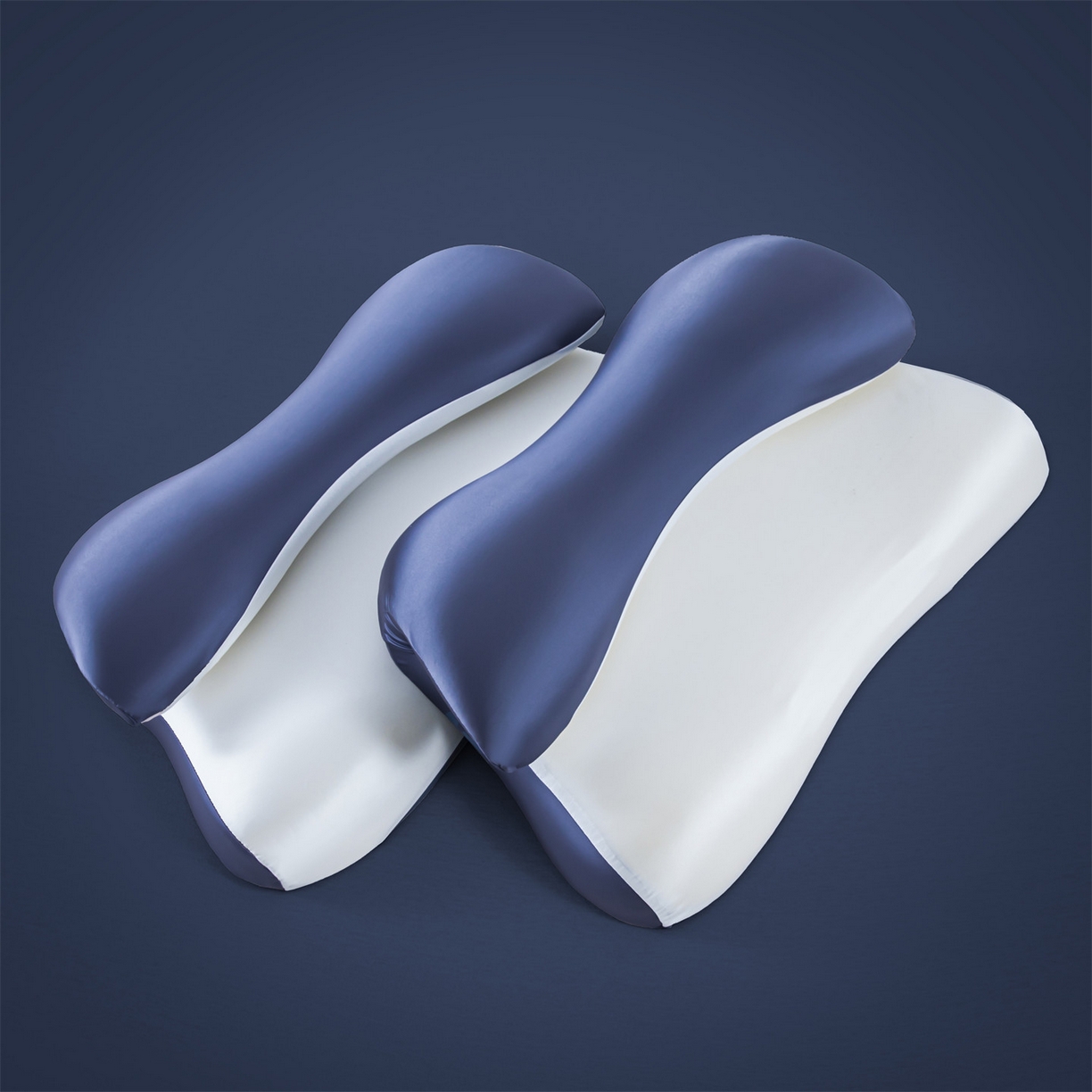 91家纺网 家纺一手货源 找家纺 麦肯锡 2026新款慢回弹云翼枕记忆枕枕头 蓝色