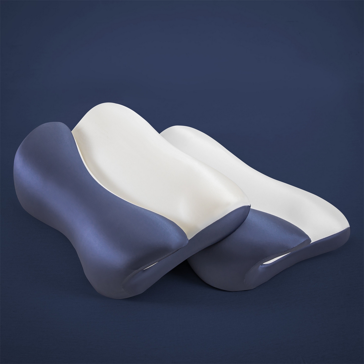 91家纺网 家纺一手货源 找家纺 麦肯锡 2026新款慢回弹云翼枕记忆枕枕头 蓝色