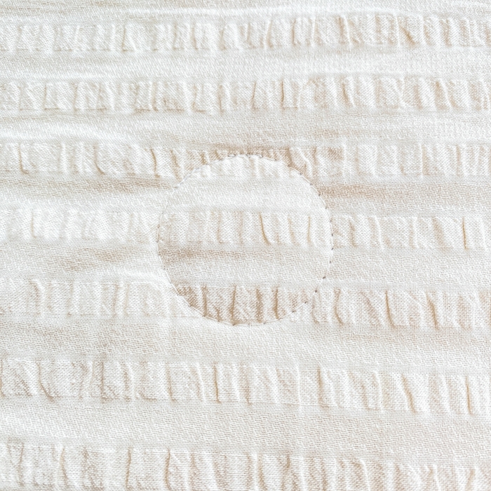 91家纺网 家纺一手货源 找家纺 鸣升家纺 2026新款A类全棉提花皱皱纱夏被100%棉花被空调被 珍珠白