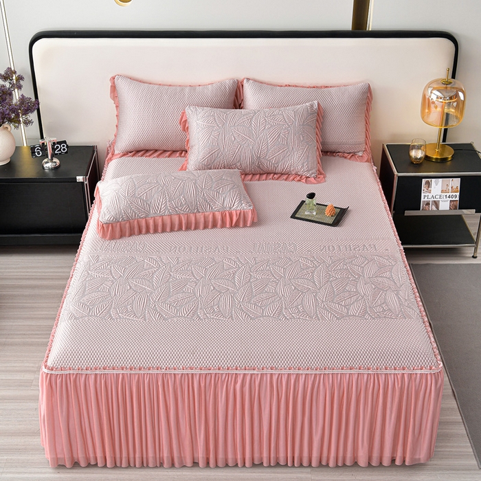 91家纺网 家纺一手货源 找家纺 （总）星窝家纺 2026新款冰豆豆床裙款凉席