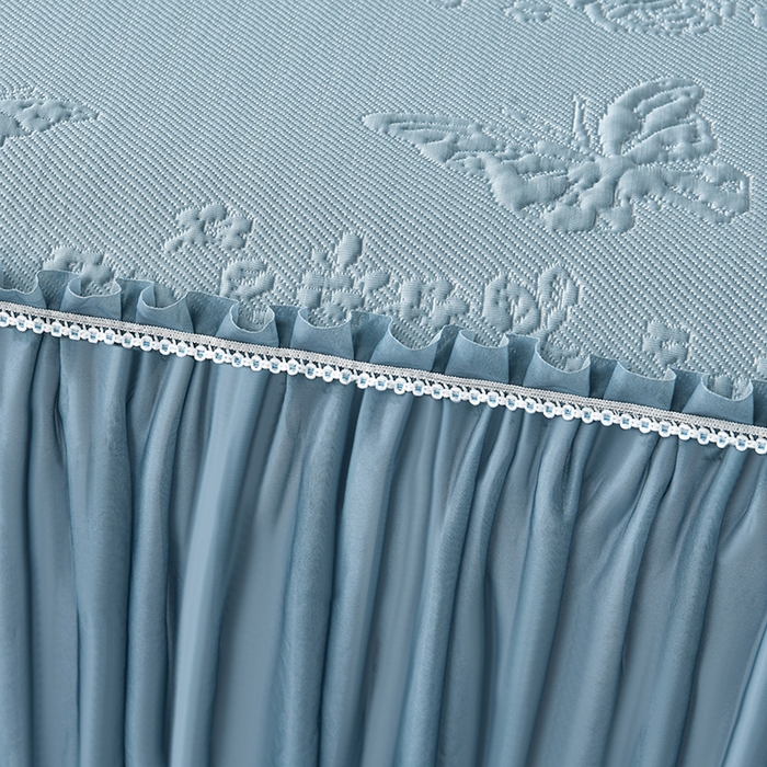 91家纺网 家纺一手货源 找家纺 （总）星窝家纺 2026新款冰豆豆床裙款凉席